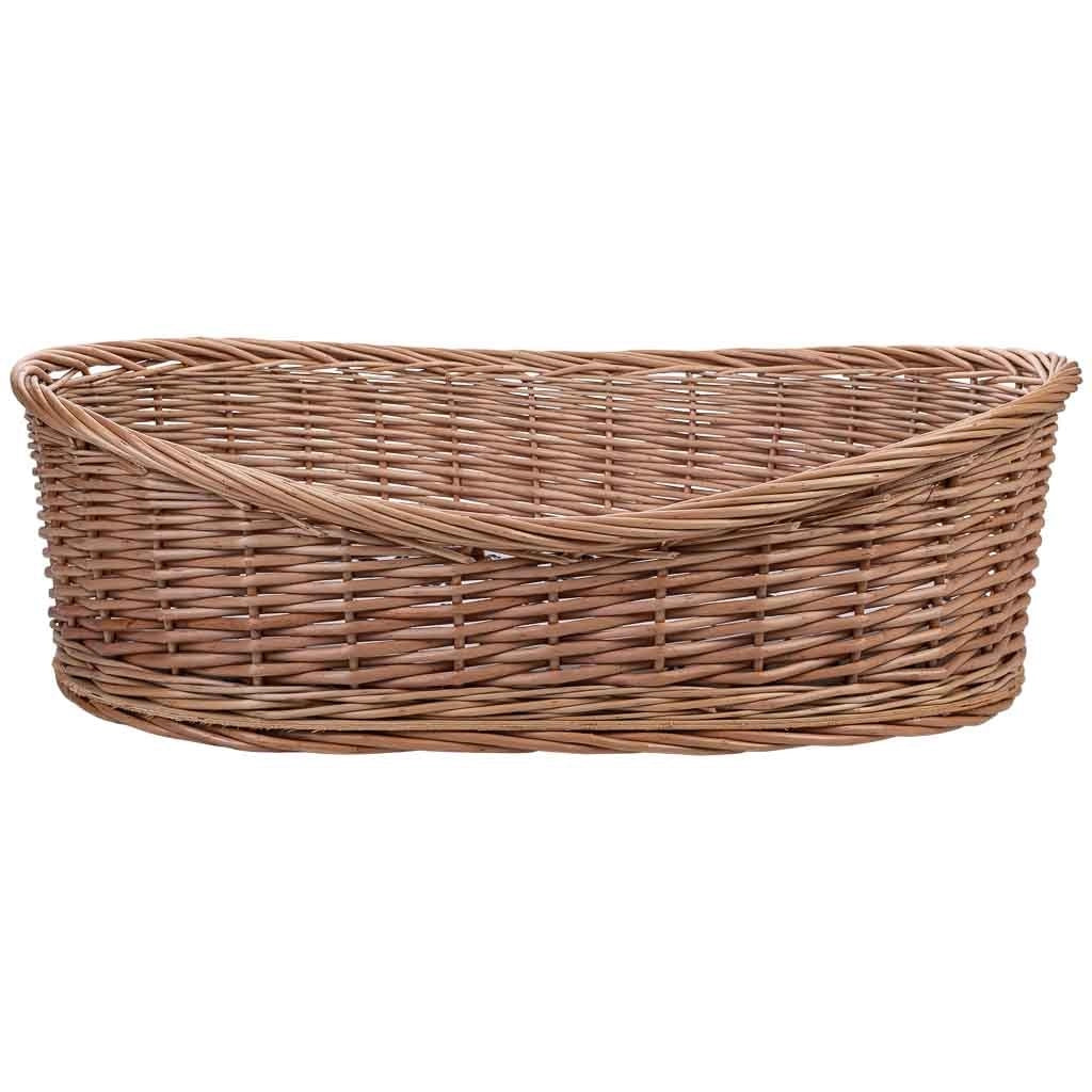 Cuccia in vimini per animali 70x50x14/22h cm
