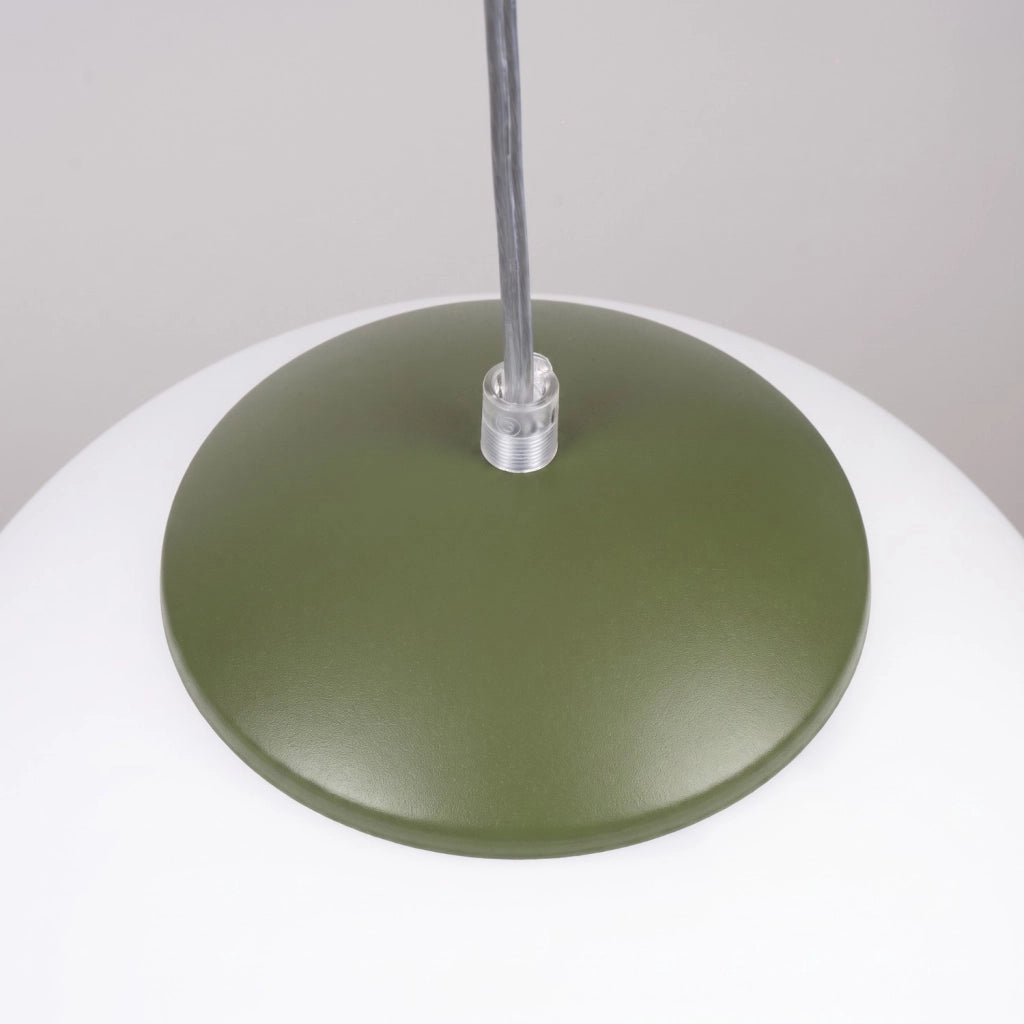 Lampada a sospensione UGO 20 verde oliva
