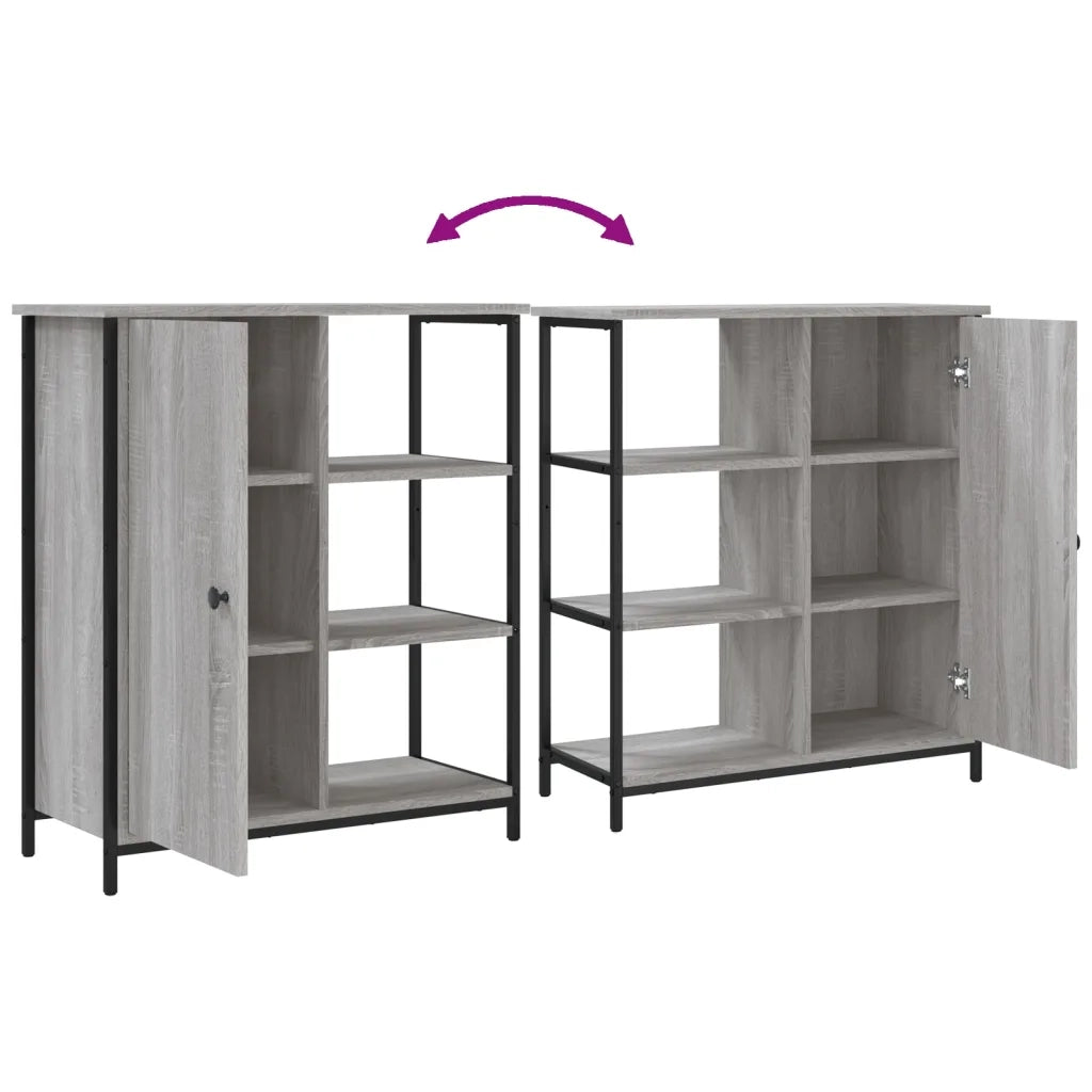 Credenza-Buffet-Armadio da cucina Grigio Sonoma 70x30x80 cm in Legno Multistrato 416543