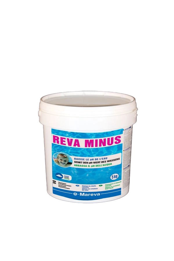 REVA MINUS PH- POLVERE ABBASSA PH DA 5 KG DI MAREVA