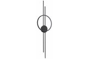 Applique Exton nera anello e due barre LED 15W Reality