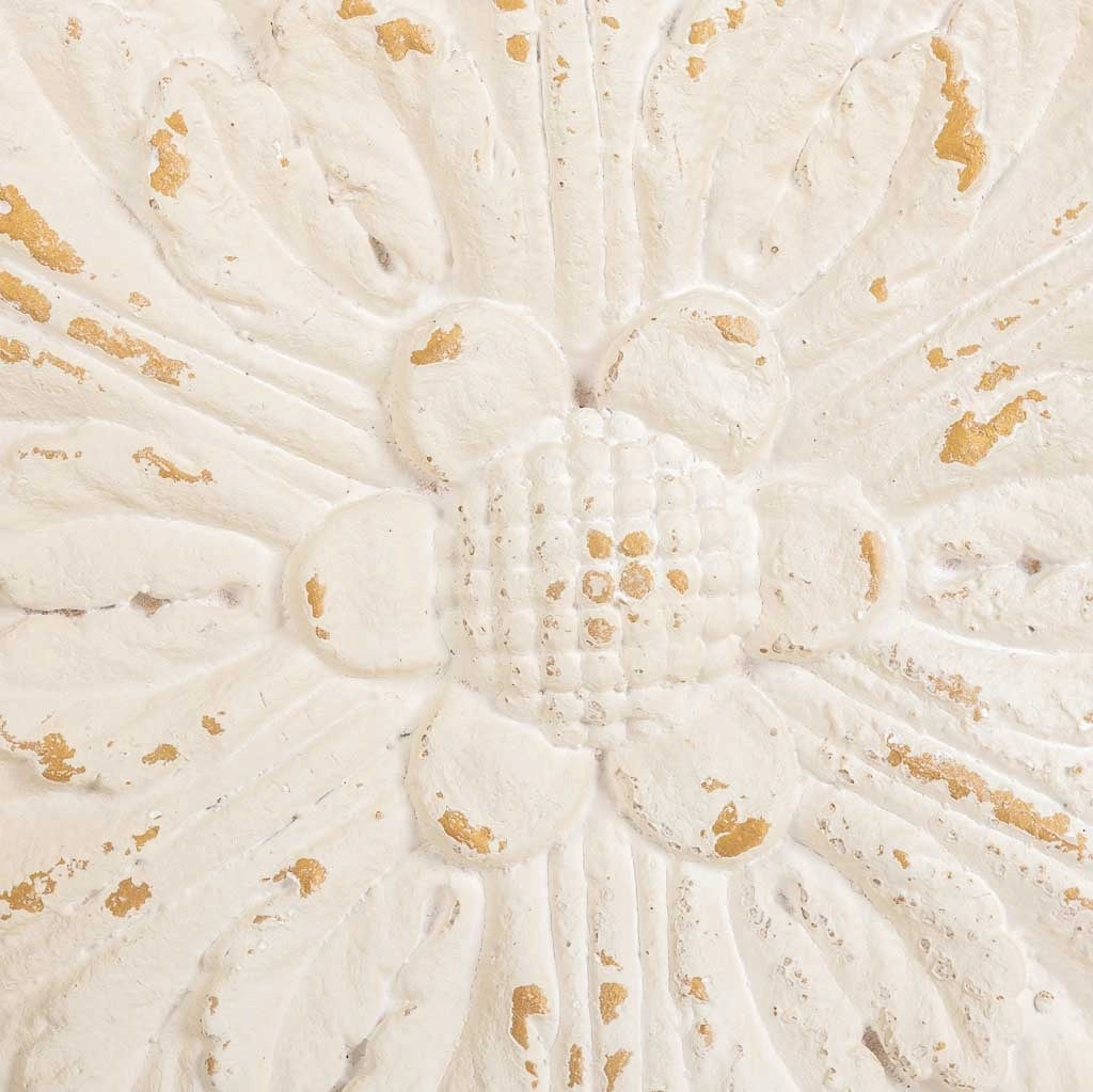 Pannello decorativo in magnesio bianco 52x8x52