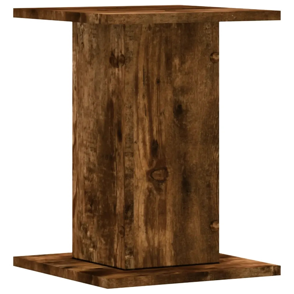 Supporti per piante | Sostegno per piante 2 pz Rovere Fumo 30x30x40 cm in Truciolato