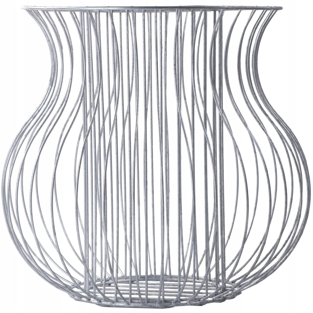 Vaso per gabbione KADAX, copertura per gabbione, cestello in acciaio, filo per gabbione zincato da 47 cm