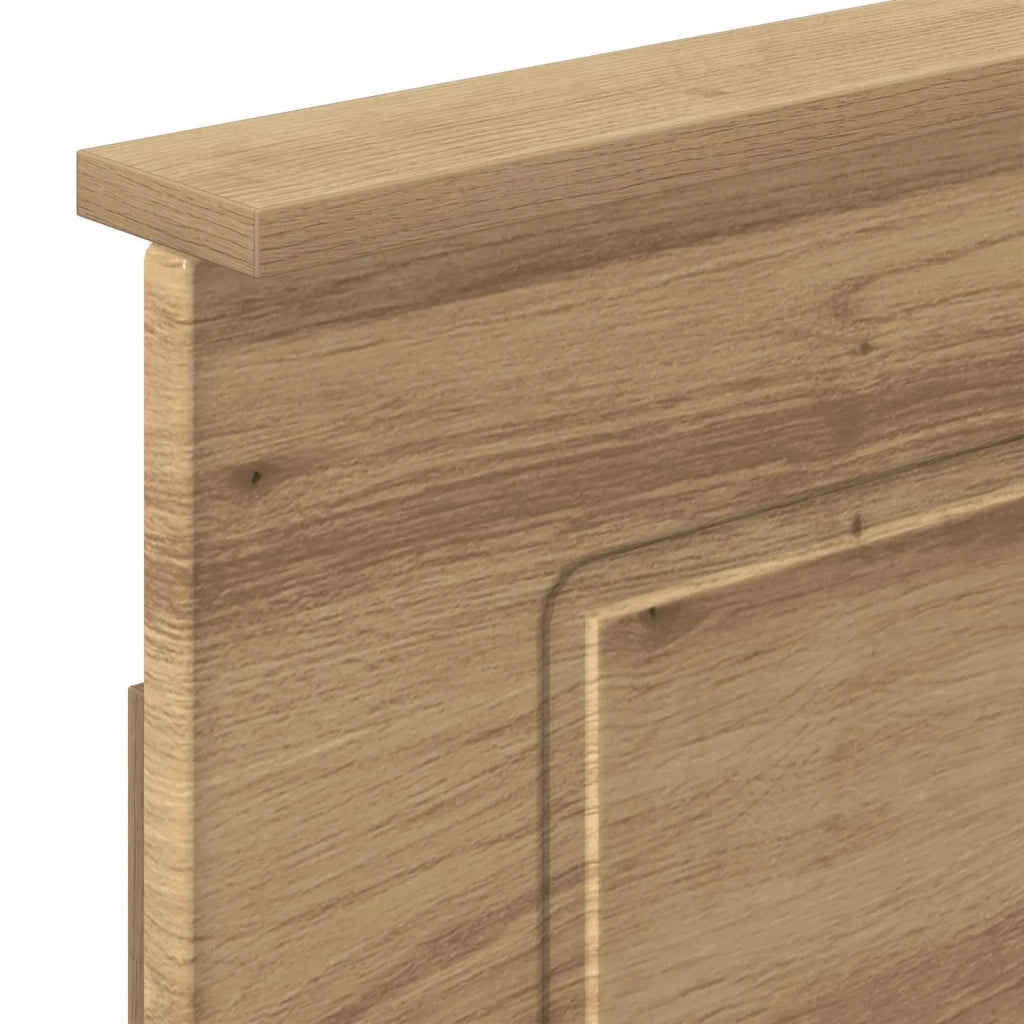 Bed Frame with Storage and Headboard Artisan Oak 180 x 200 cm 3445836