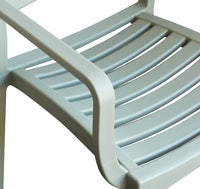 Poltrona Eveline 58,5x55,2x84 cm  in Polipropilene Verde