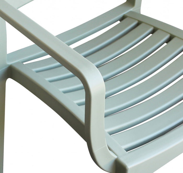 Poltrona Eveline 58,5x55,2x84 cm  in Polipropilene Verde