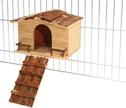 Casa per piccoli animali - Dimensioni 30 x 22,5 x 20 cm con griglia di fissaggio