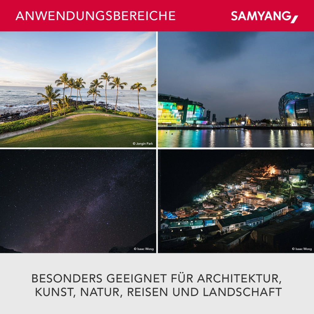 MF 14mm F2.8 Canon EF - obiettivo grandangolare per full-frame e APS-C, fotografia di paesaggio, messa a fuoco manuale, incluso borsa e tappi protettivi