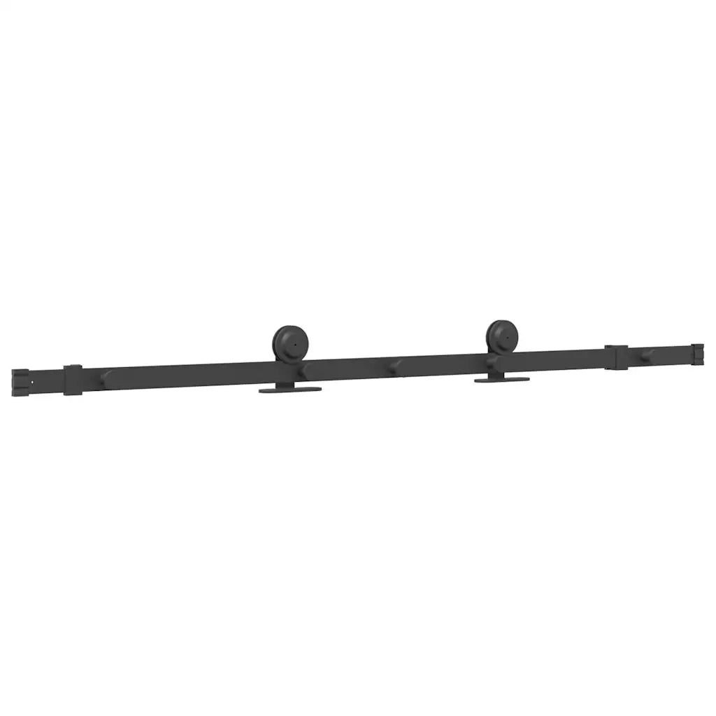 Kit di Binari per Porte Scorrevoli 152,5 cm Acciaio Nero CFW6227594