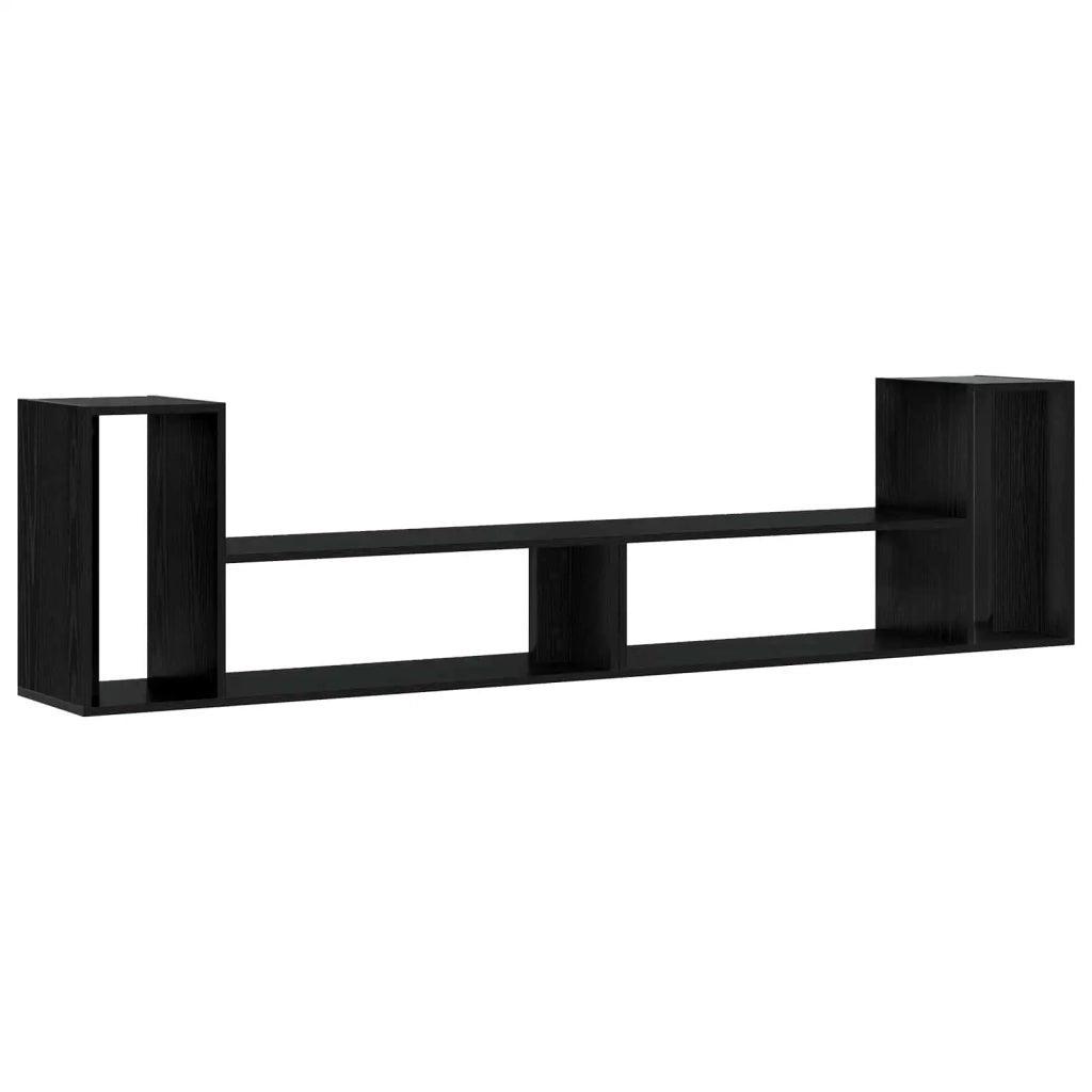 Mobile TV 100 x 30 x 50 cm Rovere Nero Legno ingegnerizzato 8010912