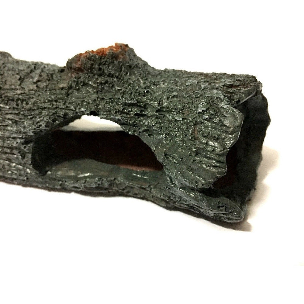 Trade Shop - Decorazione Per Acquario Tronco Di Albero Forato In Resina Pesci Acqua Ornamento -