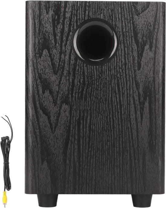 Subwoofer passivo 150 W - Alto Potenza - Home Audio - Base Macchina 40 mm - Home Cinema - Sistema Stereo - 65 Pollici - Nero