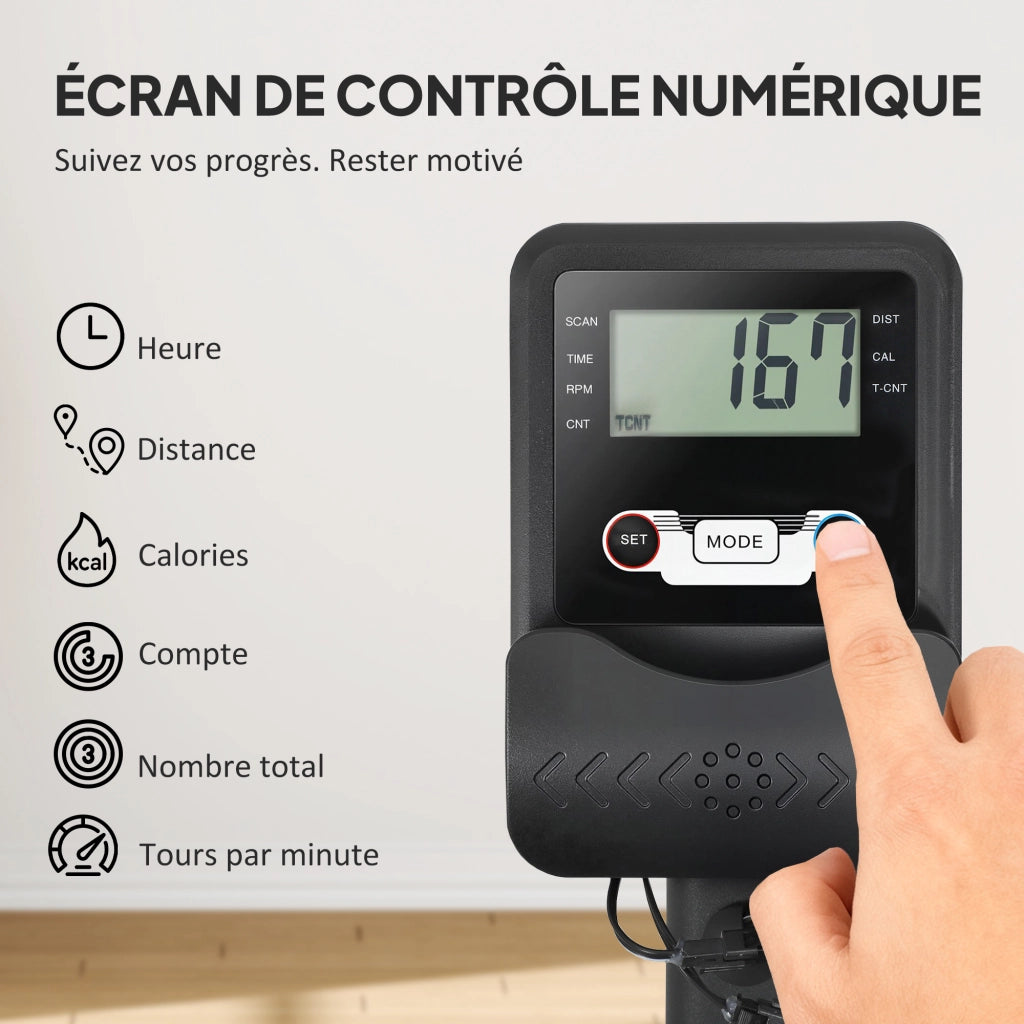 Vogatore ad acqua ¨C zephmum ¨C 170x46x77cm nero
