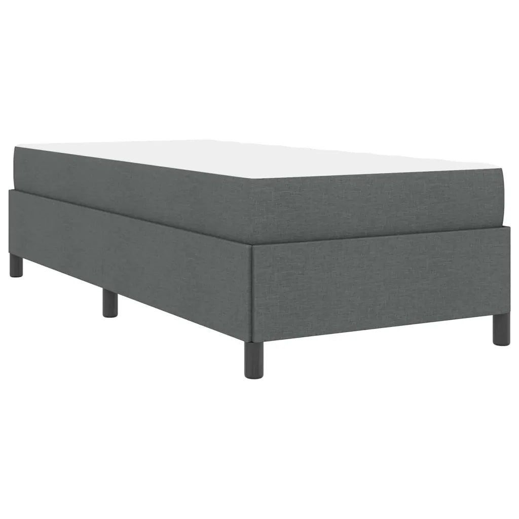 vidaXL Letto a molle Grigio scuro e Nero 80 x 200 cm
