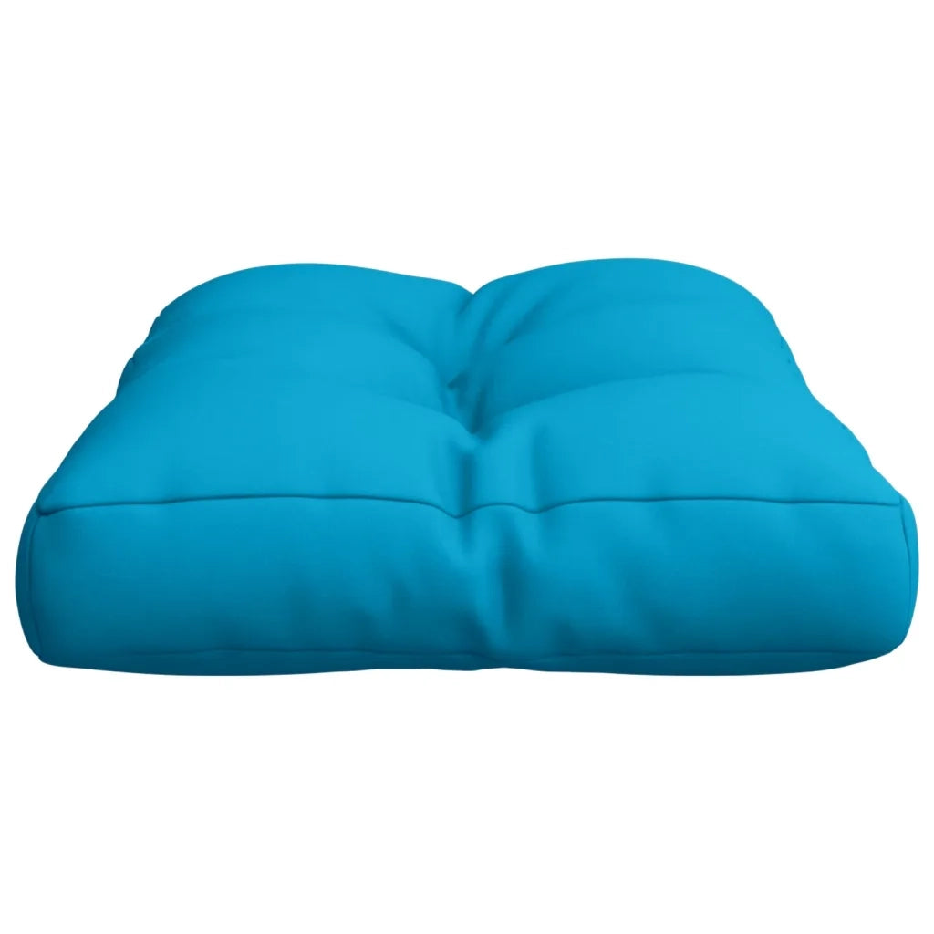 Cuscino per pallet | Cuscini per sedie Blu Chiaro 60x40x12 cm in Tessuto