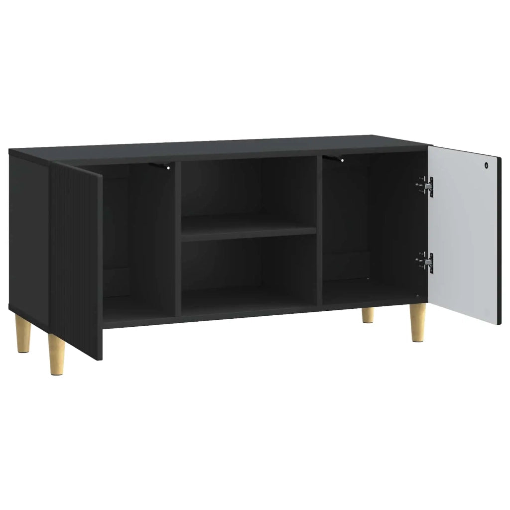 Mobile TV Nero 102 x 34,5 x 50 cm Legno ingegnerizzato 894696
