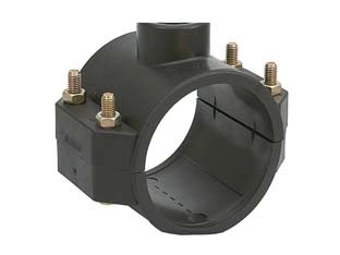PRESA A STAFFA IN POLIPROPILENE CON 4 BULLONI- - ø mm.63x F 1 - 5 pezzi