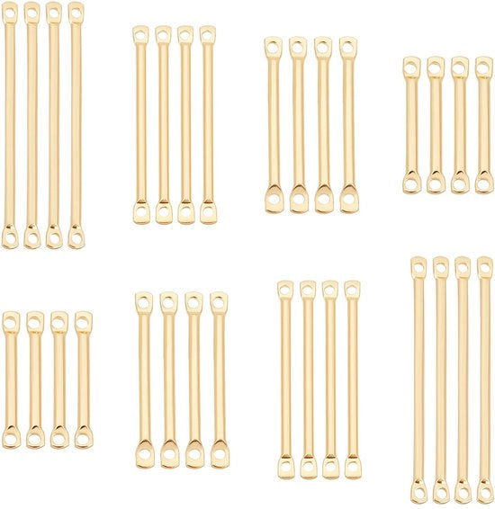 Orecchini a Connettore - Creazione di Gioielli Artigianali - Oro - Rame