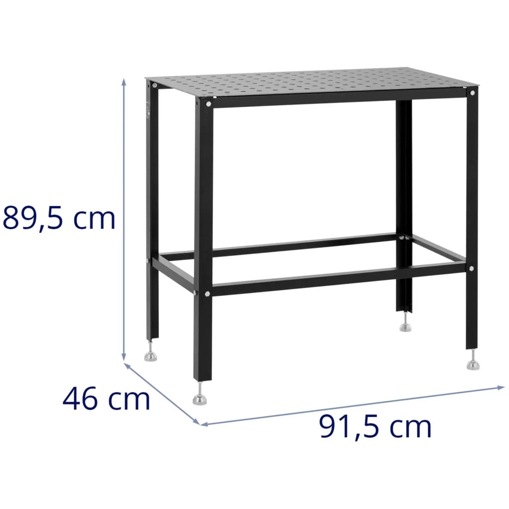 Tavolo di saldatura professionale 100 kg 91,5 x 46 cm acciaio al carbonio 14_0010009