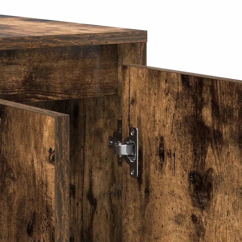 Credenza Rovere fumo 120 x 41 x 75 cm Legno multistrato 3333900