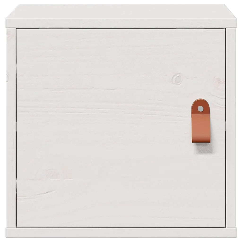 Pensile Bianco 31,5x30x30 cm in Legno Massello di Pino CFW1928639