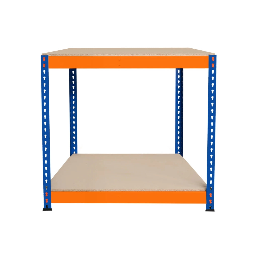 Banco da Lavoro a 2 Ripiani S-Rax - Postazione di lavoro 300kg - 90x60x90cm