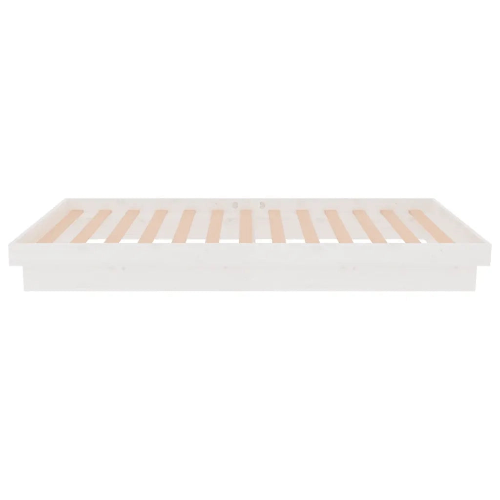 Giroletto Bianco in Legno Massello 90x190 cm Single