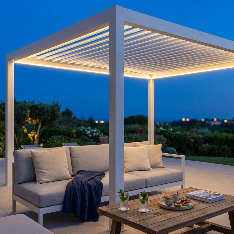 Pergola Bioclimatica motorizzata smart in alluminio - TONY PRO