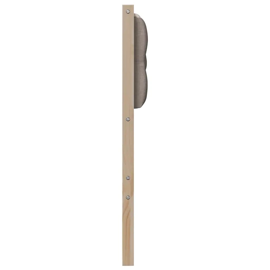 Testiera Altro Marrone e taupe 100 cm Legno di pino massello 879027