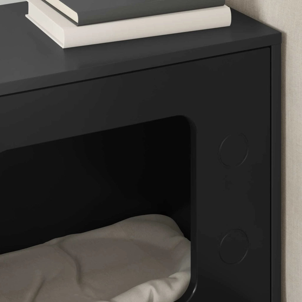 Casa per Gatti Nero 51 x 30 x 52 cm Legno multistrato