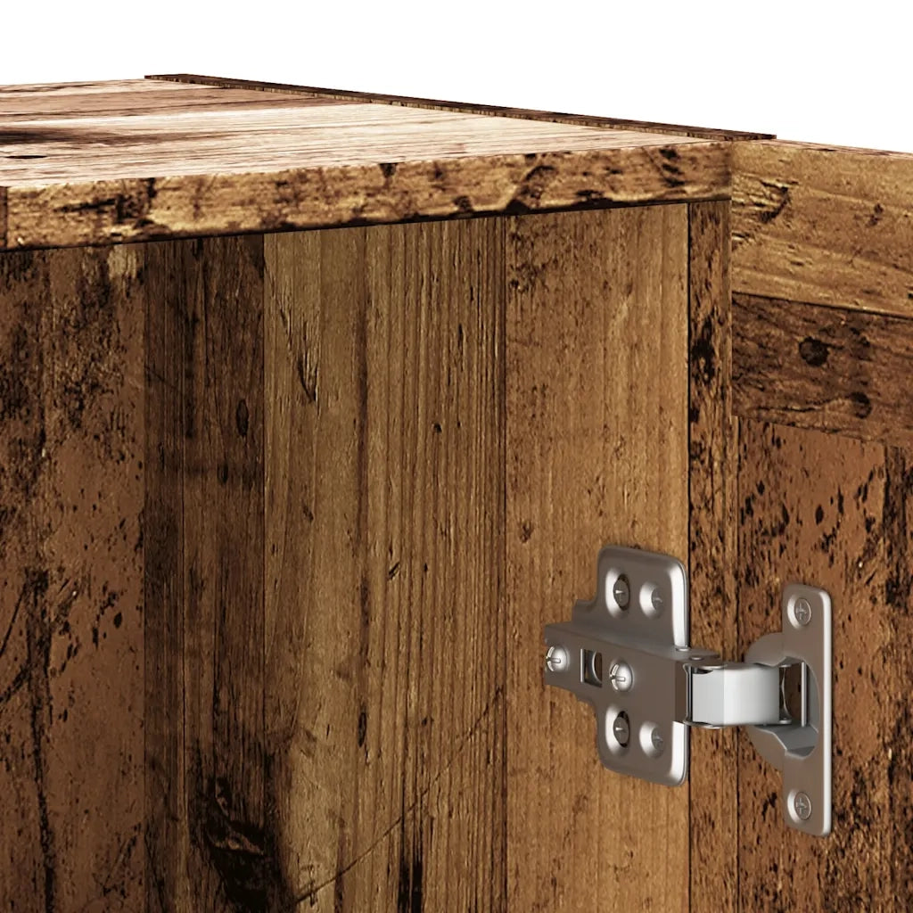 Credenza Legno Antico 120x30,5x70 cm in Truciolato 856162