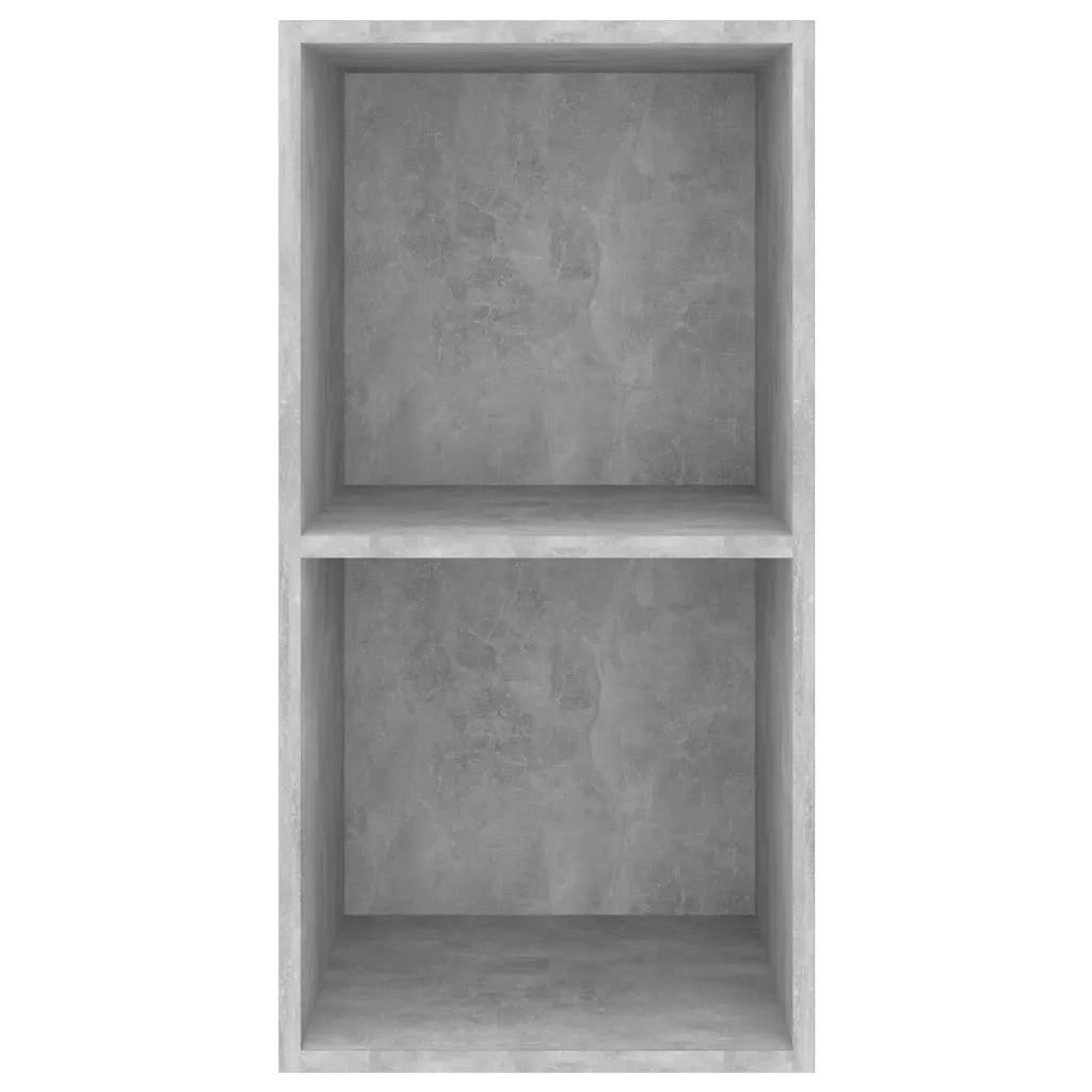 Mobile TV da Parete Grigio Cemento 37x37x72cm Legno Multistrato 805475