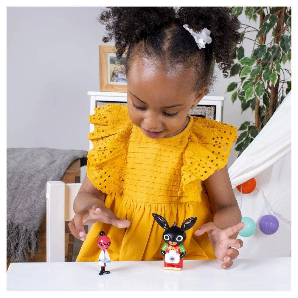 Trade Shop - Set 2 Personaggi Bing E Dottor Molly Tenero Coniglietto Nero Giochi Bambini 18+ -