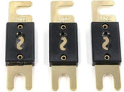 Pacco da 5 pezzi di zavorra ANL 200 Amp per veicoli a motore scheda audio dorata e nera