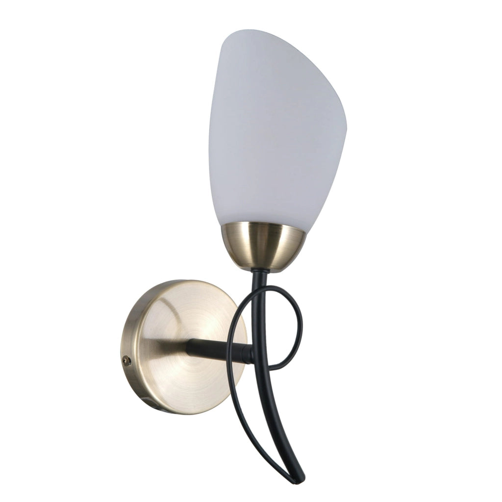 Applique da parete Italux Cristina 1xE27 40W ottone/oro