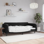 Letto da Giorno Nero 90x190 cm in Vellutocod mxl 94652