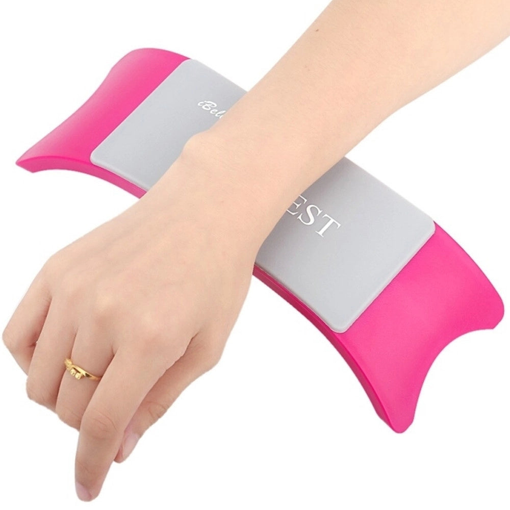 Trade Shop - Supporto Cuscino Poggia Mano 22x7x5cm Ricostruzione Nail Art Manicure Massaggio -