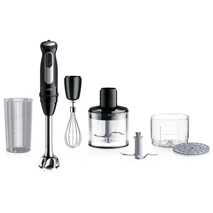 Braun MultiQuick 5 MQ55.254MBK 0,5 L Frullatore ad immersione 1000 W Nero, Acciaio inox
