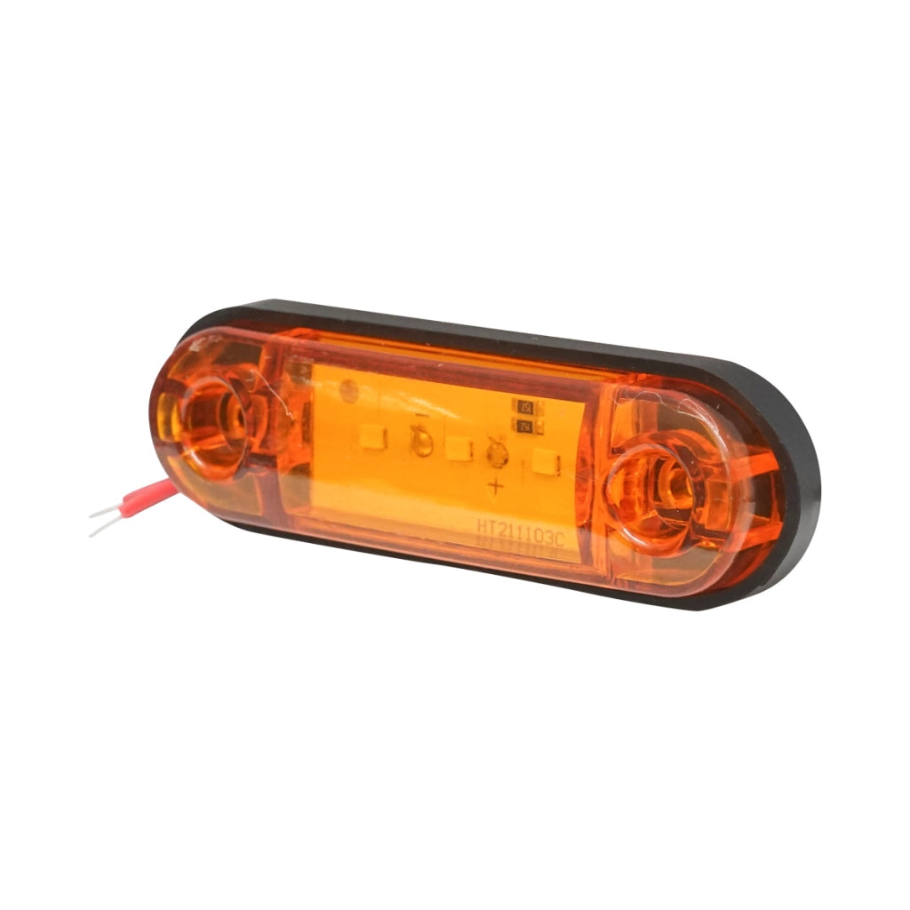 Lampada laterale  LED, 24V, con 3 LED, Breckner Germany