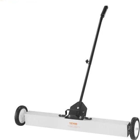 Aspirapolvere - Aspirapolvere magnetico - Motosega a spazzola - con ruote Spingente - Magnetico - 23.6in 45lbs MAX - Grande raccoglitore magnetico di erba Aspirapolvere telescopico