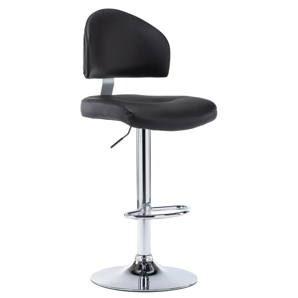 Sgabello da Bar Nero in Similpellecod mxl 70826