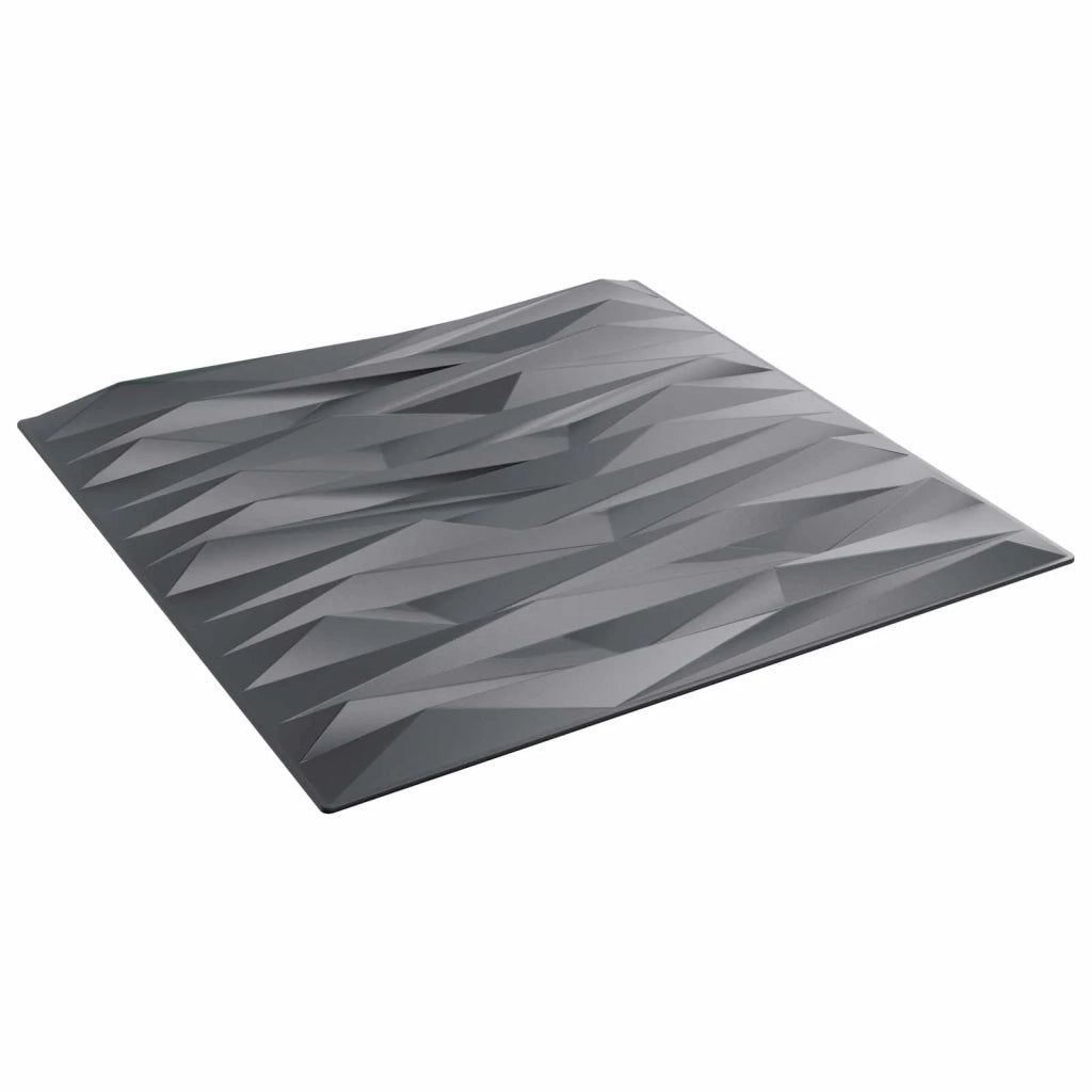 Pannelli da parete 12 pz 50 x 50 cm Grigio pietra Schiuma XPS 42046081