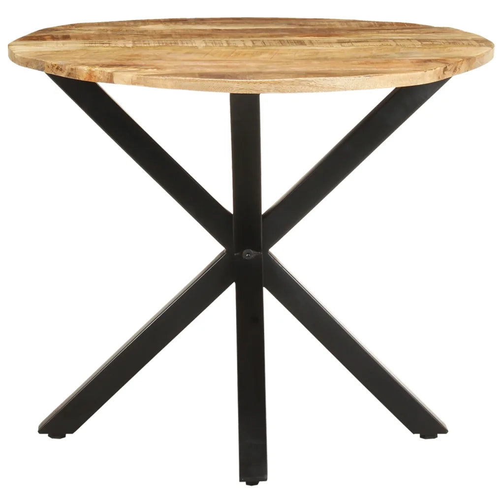 Tavolino di Servizio-Tavolino Consolle-Tavolino da soggiorno 68x68x56 cm in Legno Massello di Mango