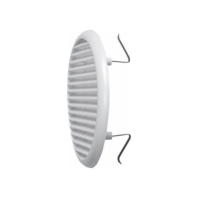Idro Bric Griglia Aerazione Universale in Plastica Bianca con Molle 170mm