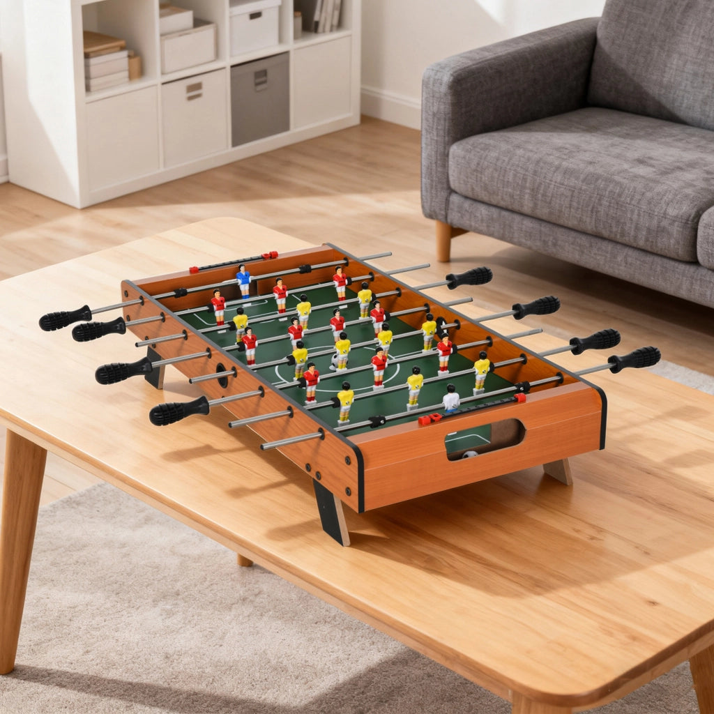 Tavolo da calcio balilla ¨C zephmum ¨C nero 84.5x40x61.2 cm