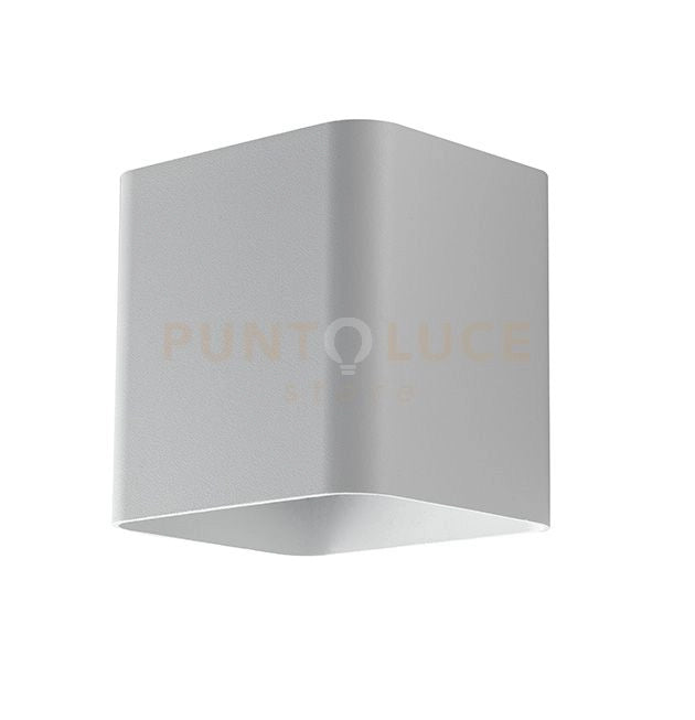 APPLIQUE BIEMISSIONE LED BIOME BIANCA 7W 840LM CCT 3000K / 4000K IP54 11X11X9,5CM