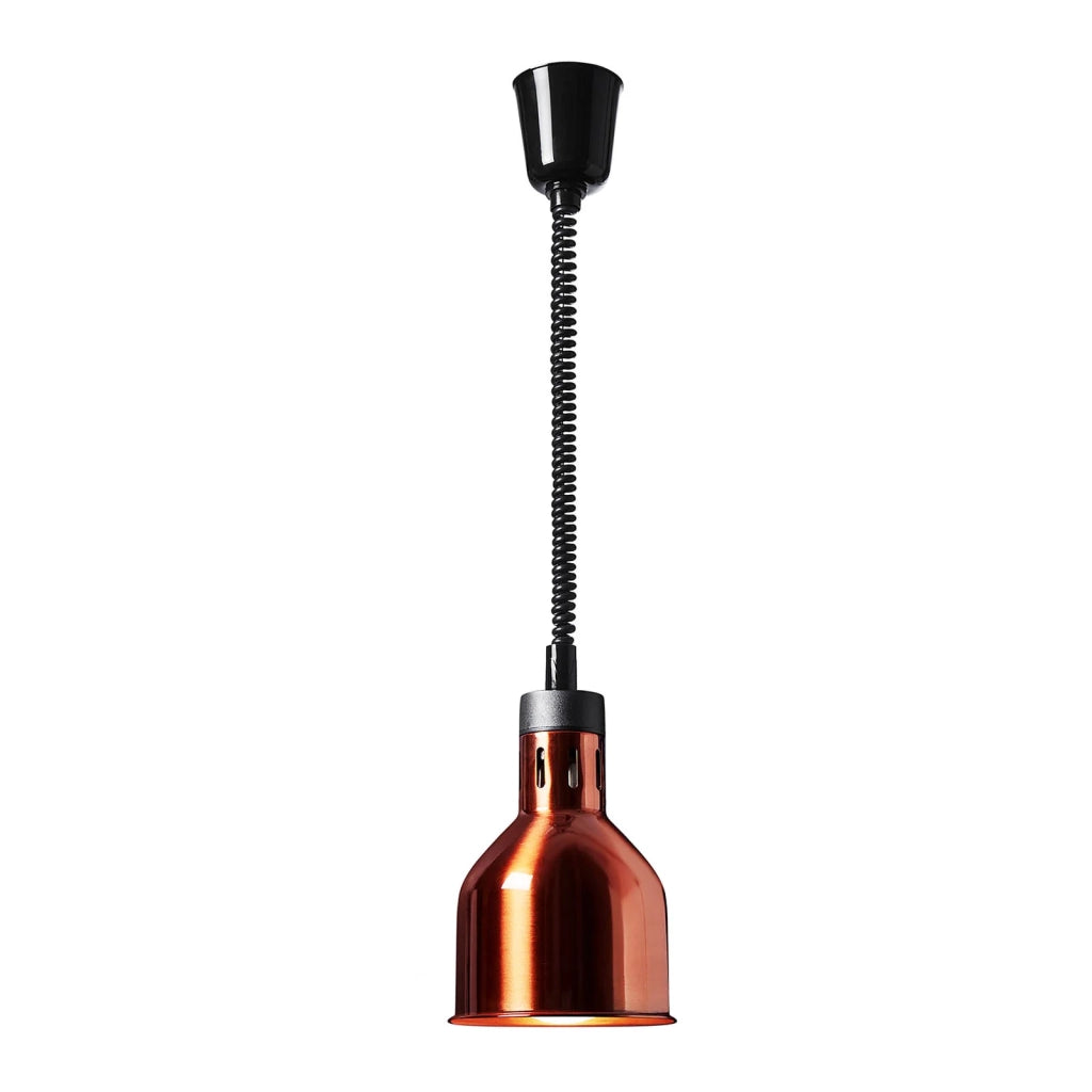 Lampada riscaldante per cucina e ristorazione scaldapiatti (materiale: acciaio, attacco: E27 (max. 250 watt), aspetto: ottone, tensione: 230 v) 14_0004322