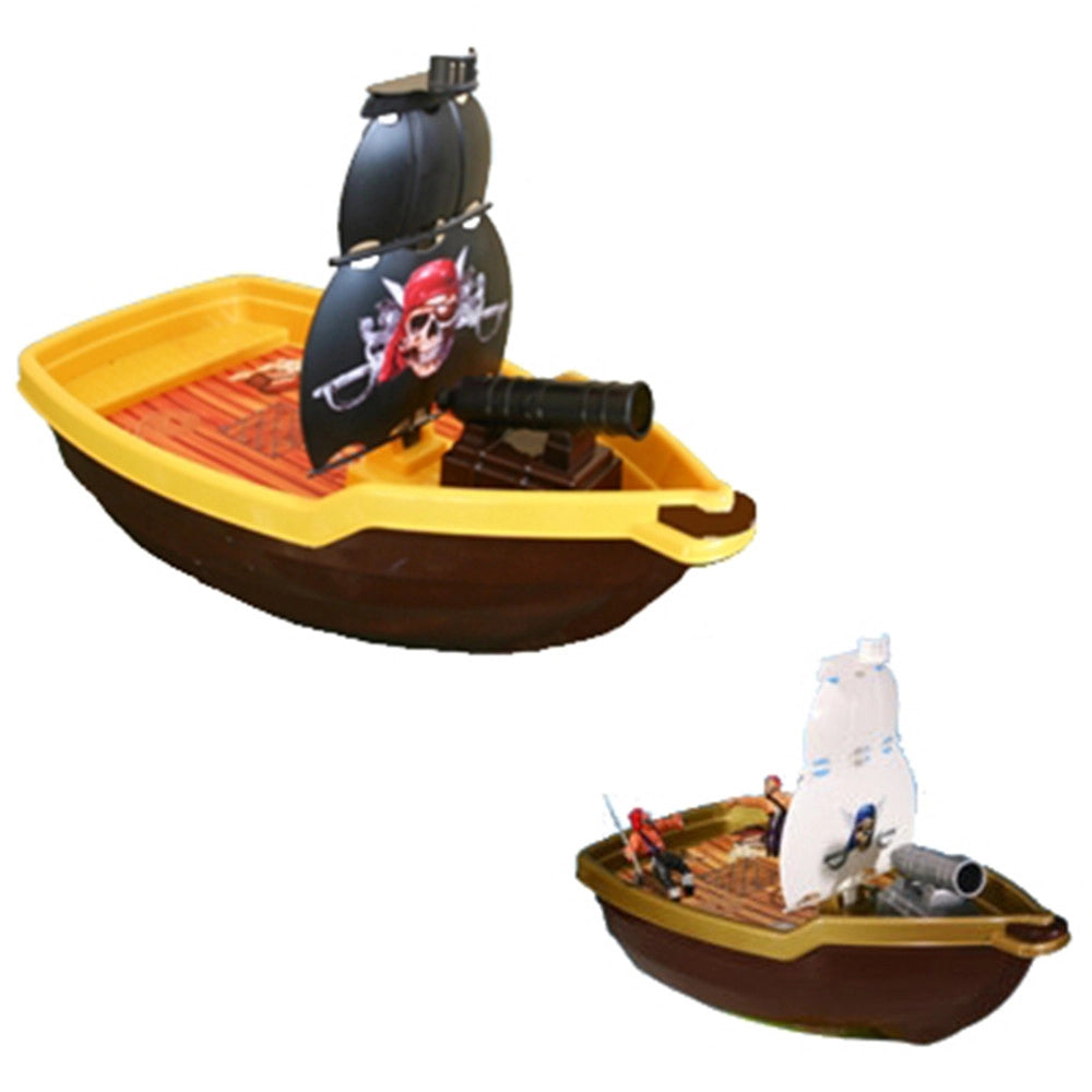 Trade Shop - Galeone Pirati Nave Barca Acqua Canone Gioco Giocattolo Spiaggia Mare -