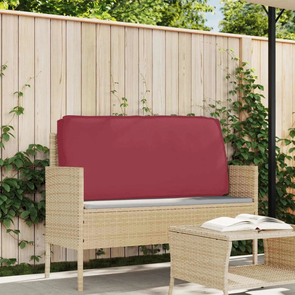 Cuscino Rosso Vino 120 x 60 x 12 cm Tessuto Oxford 42001564